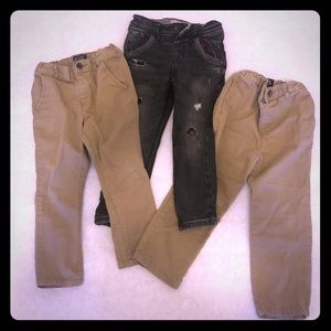 Toddler Boy Lot of 3 Pants size 4T EUC